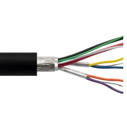 超高速USB3.0散装线缆，30/24AWG，VW-1阻燃等级UL21551低烟无卤护套，黑，500英尺（152.4米）的图片