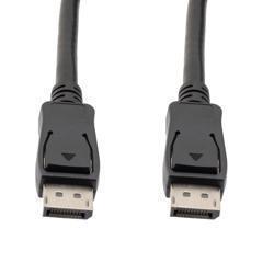 DisplayPort数字音视频线缆组件，支持DisplayPort 2.0规定的16K与HDR，公头/公头，PVC护套，黑，1米的图片