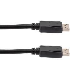 DisplayPort数字音视频线缆组件，支持DisplayPort 2.0规定的16K与HDR，公头/公头，PVC护套，黑，3米的图片