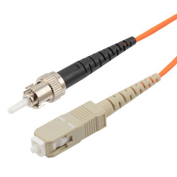 SC/ST 50/125多模单工光纤跳线，LSZH，OM2，10米的图片