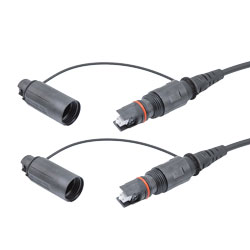 室外光纤跳线，单工 SMF(G.657.A2)，H-Optic SC/APC 到 H-Optic SC/APC，带 5.0mm LSZH 护套，5M的图片