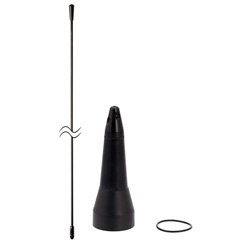 3dBi可调谐聚合物弹簧车载天线，144~174MHz，NMO底座连接器的图片