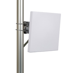 2.4GHz~2.5GHz/5.1GHz~7.2GHz 6/6dBi WiFi 6e 4×4双极化MIMO户外平板天线，4个1米长RG58同轴尾线带反极性SMA公头连接器的图片