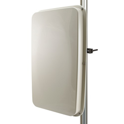 3.5GHz 15dBi空间分集/双斜十字极化小蜂窝基站扇区天线，4端口，N型母头连接器的图片