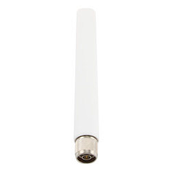 615MHz~960MHz/1710MHz~2700MHz 4G/5G全向天线，0~3.5dBi，室内/户外级，黑，带N型公头连接器的图片