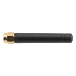 698MHz~960MHz/1710MHz~2700MHz便携式胶棒天线，1~3dBi，IP67防护等级，4G/LTE/蜂窝，带刚性SMA公头连接器的图片