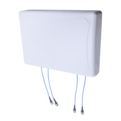 室内DAS面板天线，6.5 dBi，698 MHz-4000 MHz，4.3-10母型连接器，4x4 MIMO，低PIM的图片