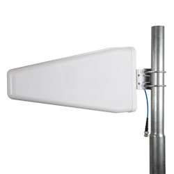 698-960 MHz/1710-2700 MHz/3300-4200 MHz，10/11 dBi，对数周期天线，低PIM，垂直极化，N型母头连接器的图片