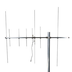 145-435 MHz，9.5/11.5 dBi 八木天线，带 N 母头，垂直极化，1 个端口的图片