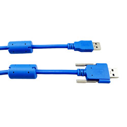 USB 3.0线缆，A型/带翼形螺丝A型，带铁氧体，1.5米的图片