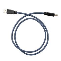 高柔性拖链级USB2.0线缆组件，A型公头-B型公头， 26/20AWG，耐热柔软性PVC外皮，3米的图片