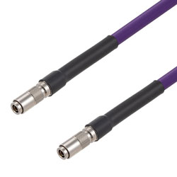 75 欧姆 6G SDI HD-BNC 公头到 HD-BNC 公头电缆组件，使用 1694A-VL 同轴电缆，1 英尺的图片