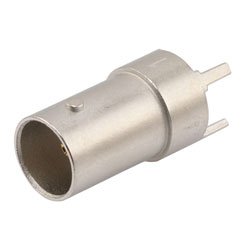 12G SDI BNC 75欧姆BNC母头连接器，焊接式，用于 穿孔PCB的图片