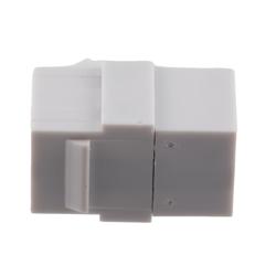 HDMI 2.0 Keystone型转接头，180度，白色的图片