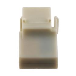 HDMI 2.0 Keystone型转接头，90度，白色的图片
