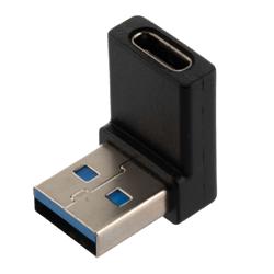 USB 3.0转接头，A公至C母，下弯角的图片