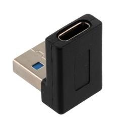 USB 3.0转接头，A公至C母，下弯角的图片