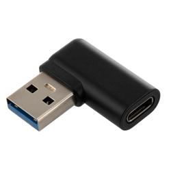 USB 3.0转接头，A公至C母，左弯角的图片