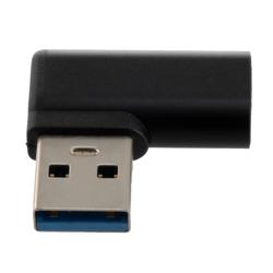 USB 3.0转接头，A公至C母，左弯角的图片