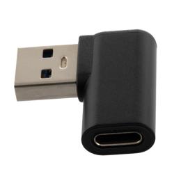 USB 3.0转接头，A公至C母，左弯角的图片