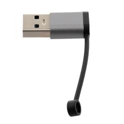 USB 3.0转接头，A公至C母，带绳的图片