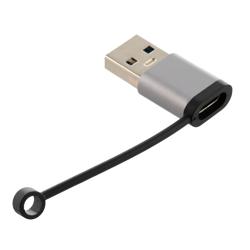 USB 3.0转接头，A公至C母，带绳的图片