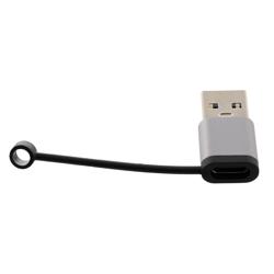 USB 3.0转接头，A公至C母，带绳的图片