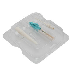 拼接连接器套件，LC 多模 0.9mm OM3 水蓝色，带 10 件连接器的图片