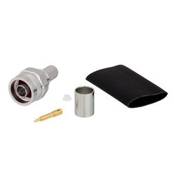 适用于LMR-400，LMR-400-DB，LMR-400-FR和400系列电缆的N公接头压接/焊接触头连接的图片