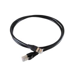 超6类屏蔽跳线，RJ45/RJ45，CMR阻燃，黑，30米的图片