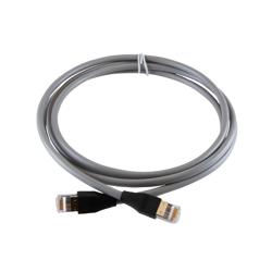 超6类屏蔽跳线，RJ45/RJ45，CMR阻燃，灰，3米的图片