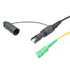 室外光纤跳线，单工 SMF(G.657.A2)，Mini-IP SC/APC 到单 SC/APC，带 5.0mm LSZH 护套，5M的图片