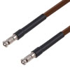 75 欧姆 6G SDI HD-BNC 公头到 HD-BNC 公头电缆组件，使用 1694A-BR 同轴电缆，25 英尺的图片