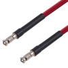 75 欧姆 6G SDI HD-BNC 公头到 HD-BNC 公头电缆组件，使用 1694A-RD 同轴电缆，1 英尺的图片