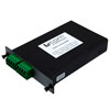 无源 DWDM、插入式单 LGX 多路复用器和多路分解器、4 通道、100 GHz 间隔、起始 Ch44 (1542.14nm)、LC-APC 连接器、通道和监视器的图片