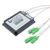 无源 DWDM、OSP 环形 OADM、1 通道、100 GHz 间隔、52 通道、900um 1m 光纤、SC/APC 连接器的图片