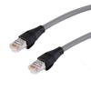 超6类屏蔽跳线，RJ45/RJ45，CMR阻燃，灰，12米的图片