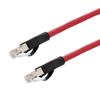 超6类屏蔽跳线，RJ45/RJ45，低烟无卤，红，12米的图片