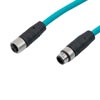 超5类M12 D编码SF/UTP工业级拖链线缆，M12公头/M12母头，15米的图片