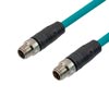 超6类M12 8针X编码SF/UTP工业级拖链线缆，M12公头/M12公头，5米的图片